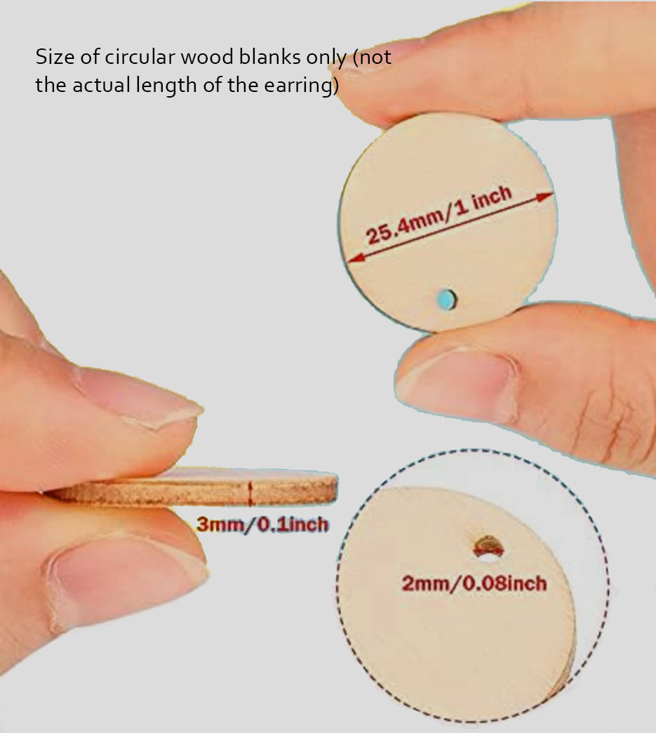 Green, Teal and Gold Linear Circular Earrings