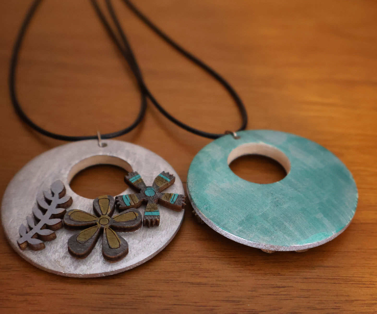 Botanical Silver Pendant Necklace
