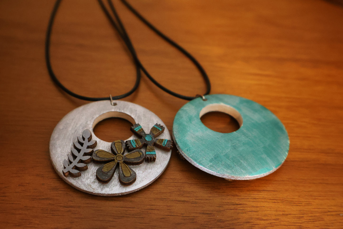 Botanical Silver Pendant Necklace