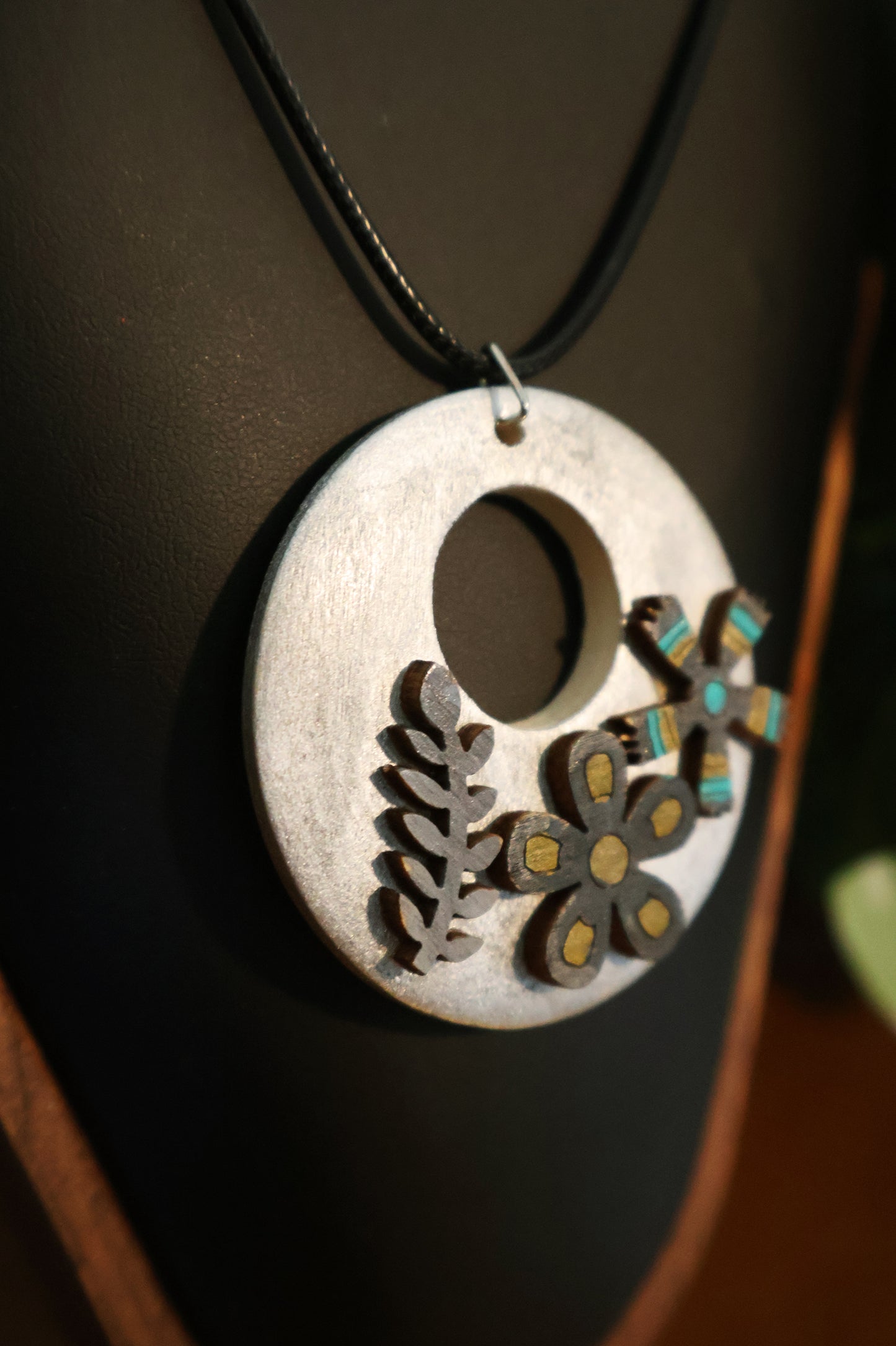 Botanical Silver Pendant Necklace
