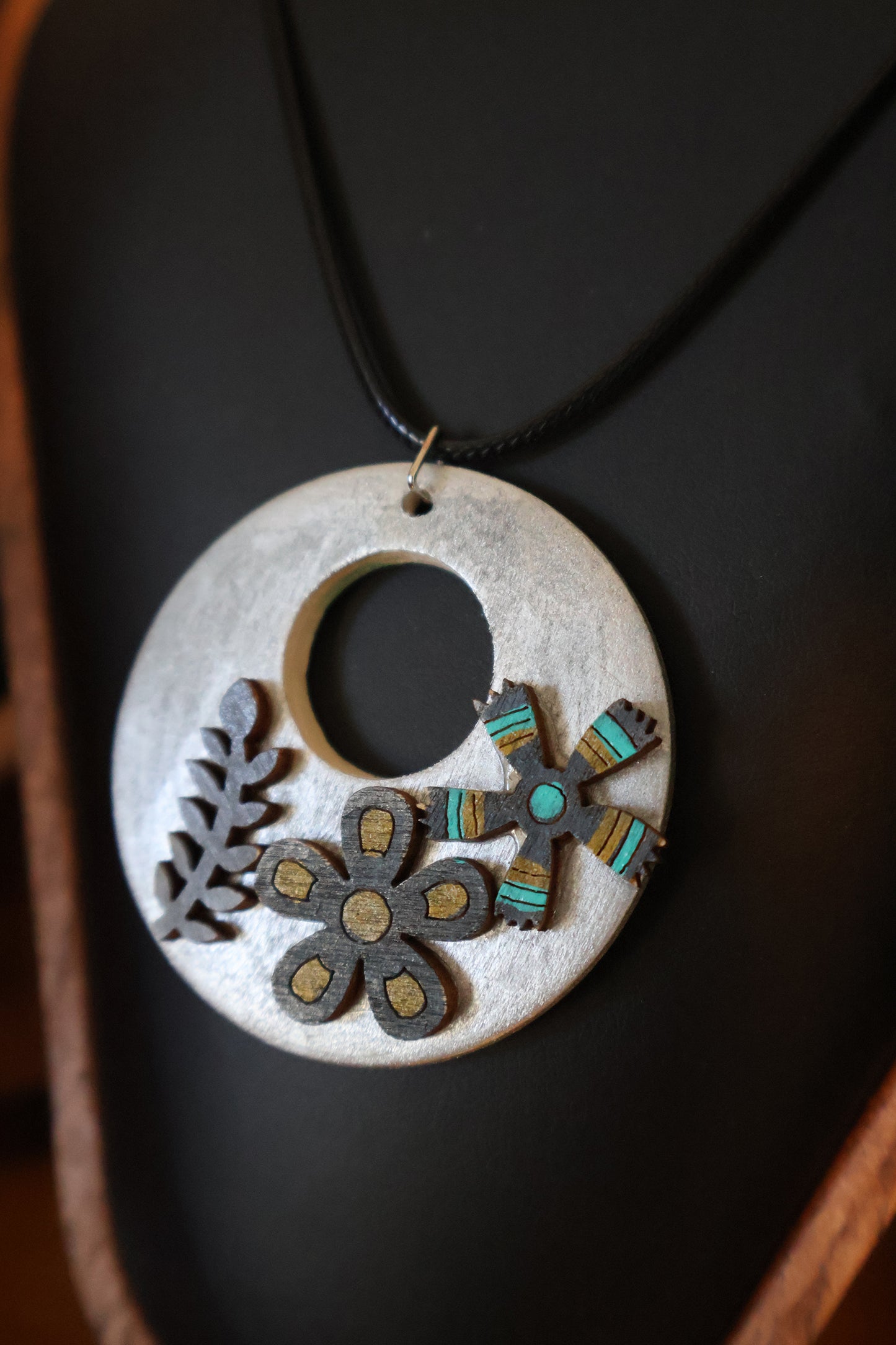 Botanical Silver Pendant Necklace