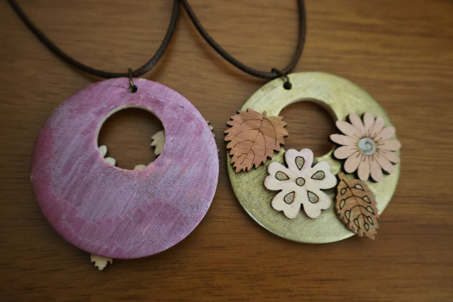 Botanical Gold Pendant Necklace