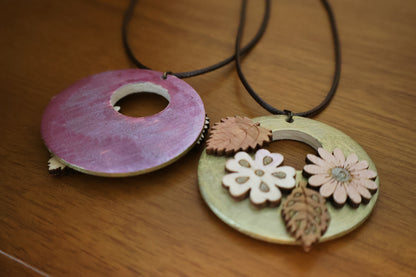 Botanical Gold Pendant Necklace