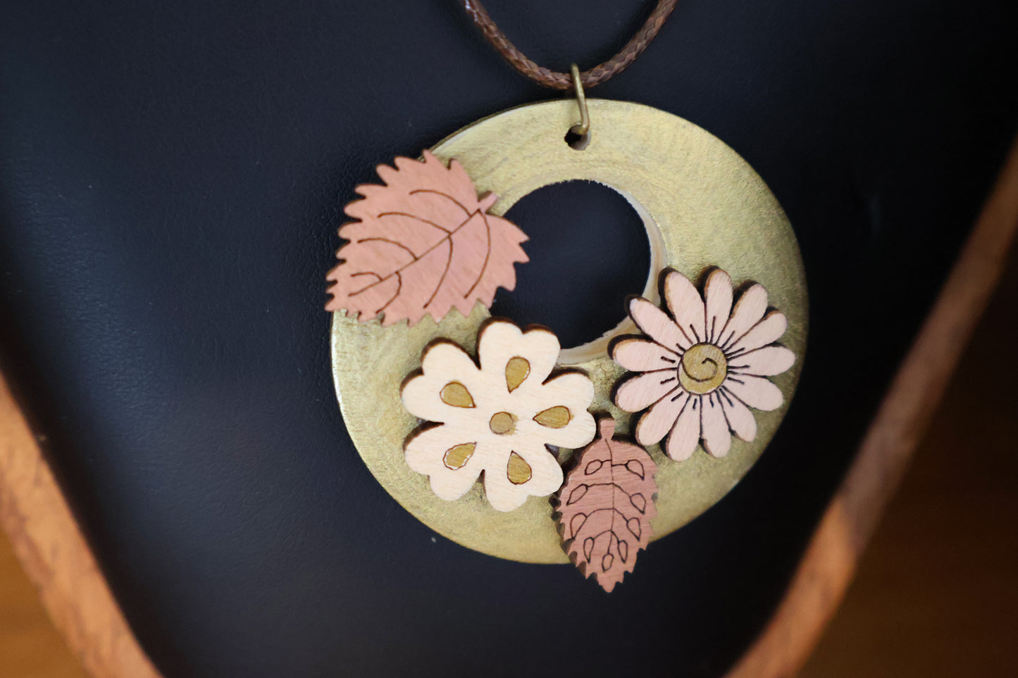 Botanical Gold Pendant Necklace