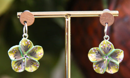 Gold Flower Earrings