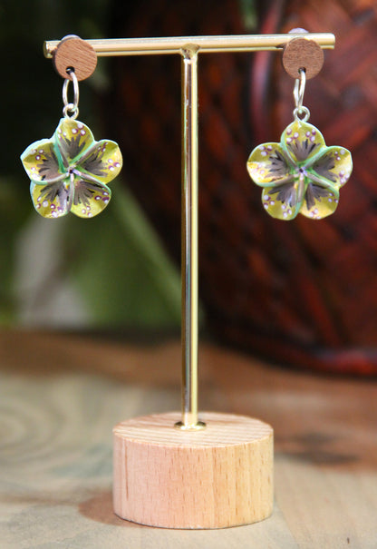 Gold Flower Earrings