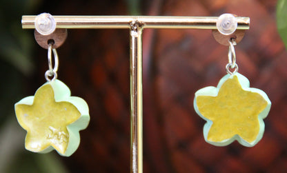 Gold Flower Earrings