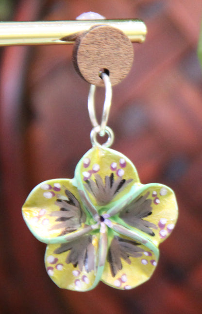 Gold Flower Earrings