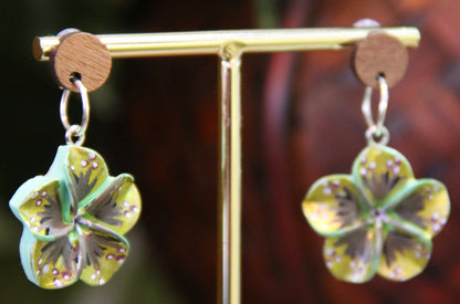 Gold Flower Earrings
