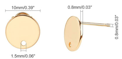 Small Orange Rust Resin Wood Earrings